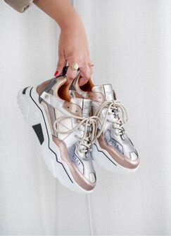 Pluto metallic sneakers Stone/Cipra