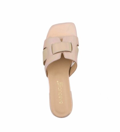 Slipper Nude Gold